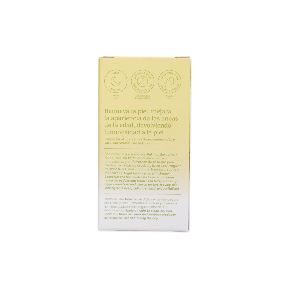 Sérum Facial Lineas Finas Retinol 0,3%y Bakuchiol 0,5% 30ml