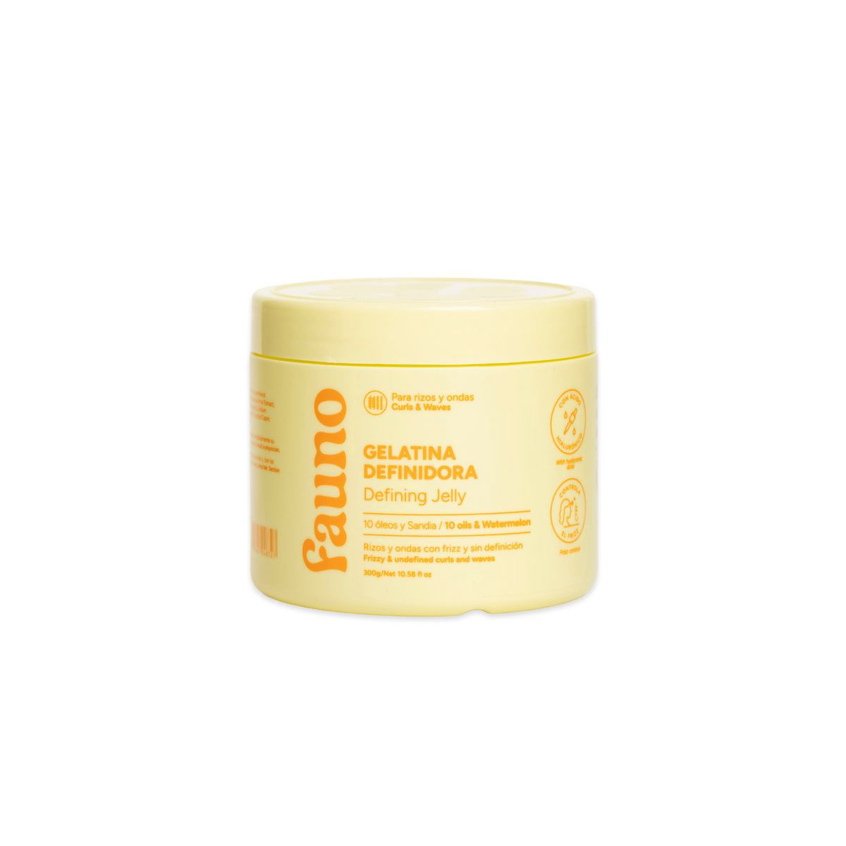 Gelatina definidora Fauno para pelo rizado y ondulado – fijación media sin rigidez 300g