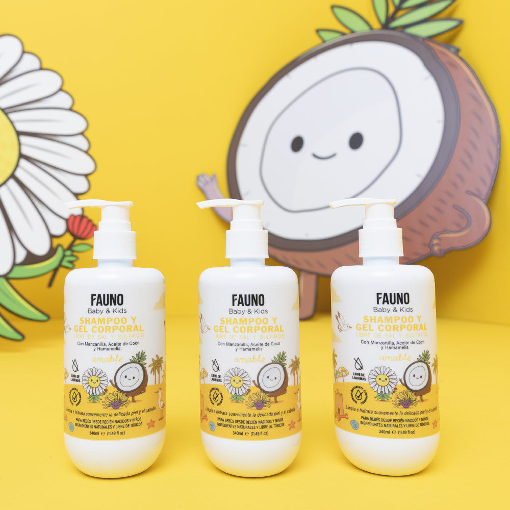 Shampoo y Gel Corporal Baby & Kids 340ml