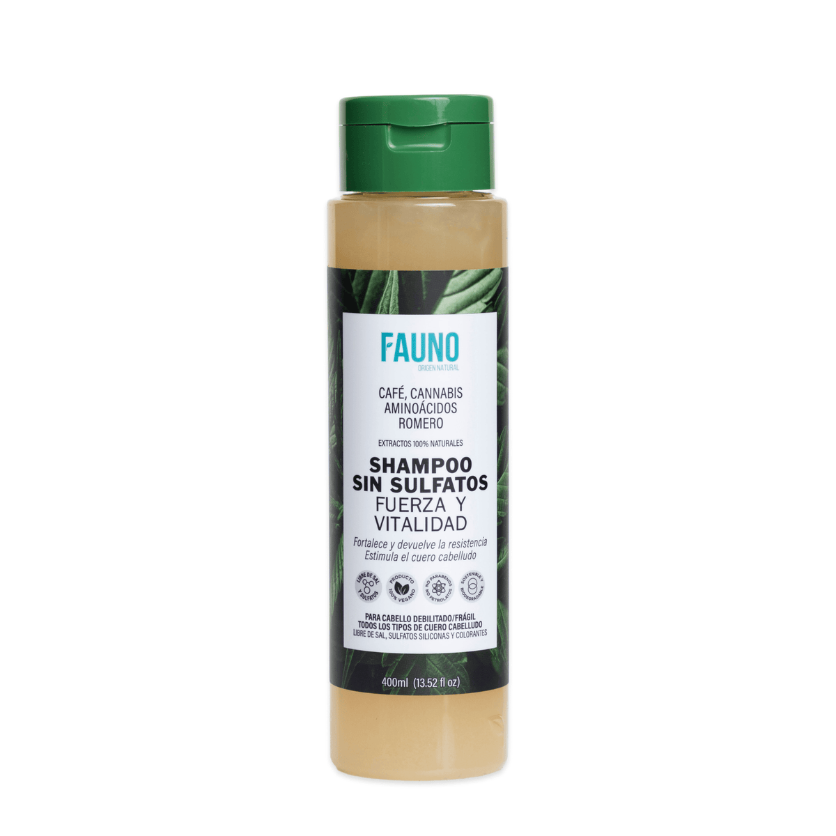Shampoo sin Sulfatos Fuerza y Reparación 400ml