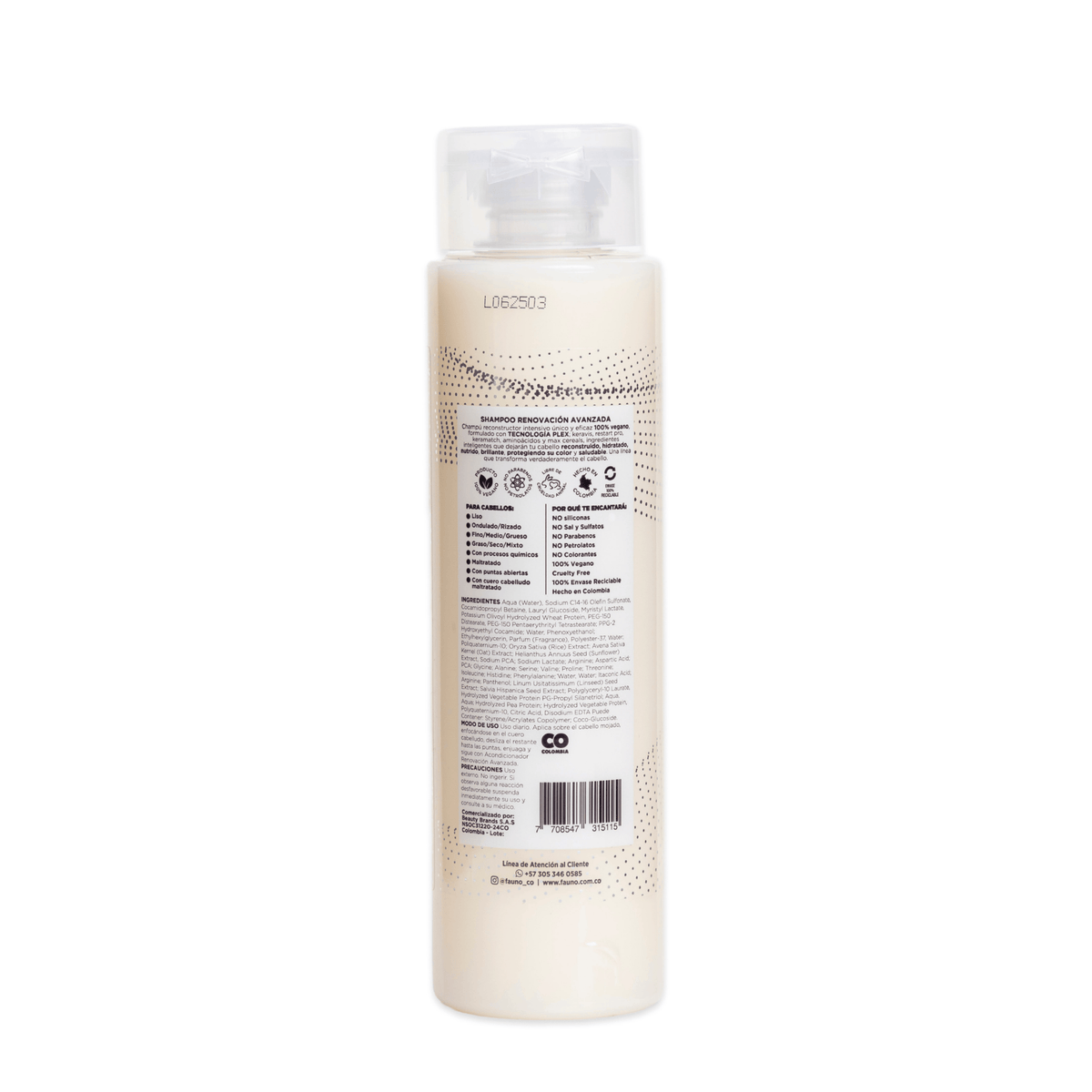 Shampoo Renovación Avanzada PLEX