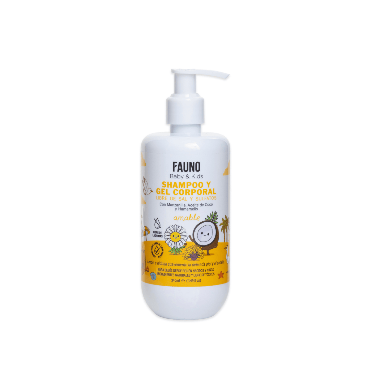 Shampoo y Gel Corporal Baby & Kids 340ml