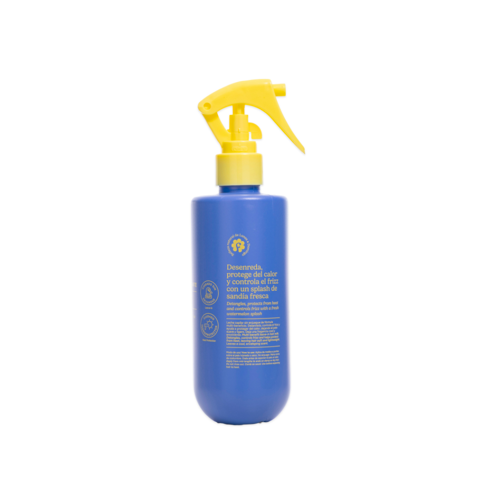 Desenreda, protege del calor y controla el frizz 